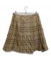 BURBERRY LONDON (バーバリーロンドン) ウール混スカート ブラウン サイズ:46：5000円
