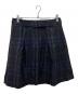 BURBERRY LONDON（バーバリーロンドン）の古着「ウール混スカート」｜ネイビー