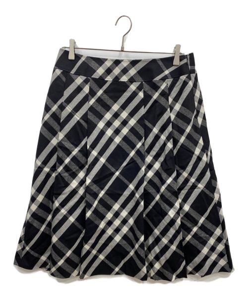 BURBERRY LONDON（バーバリーロンドン）BURBERRY LONDON (バーバリーロンドン) ウール混スカート ブラック サイズ:44の古着・服飾アイテム