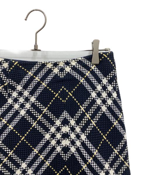 BURBERRY LONDON（バーバリーロンドン）BURBERRY LONDON (バーバリーロンドン) キュプラスカート ネイビー サイズ:13の古着・服飾アイテム
