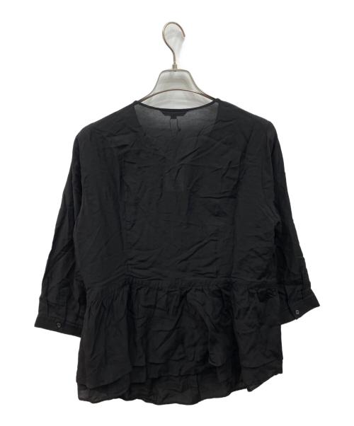 BURBERRY LONDON（バーバリーロンドン）BURBERRY LONDON (バーバリーロンドン) 長袖ブラウス ブラック サイズ:46 未使用品の古着・服飾アイテム