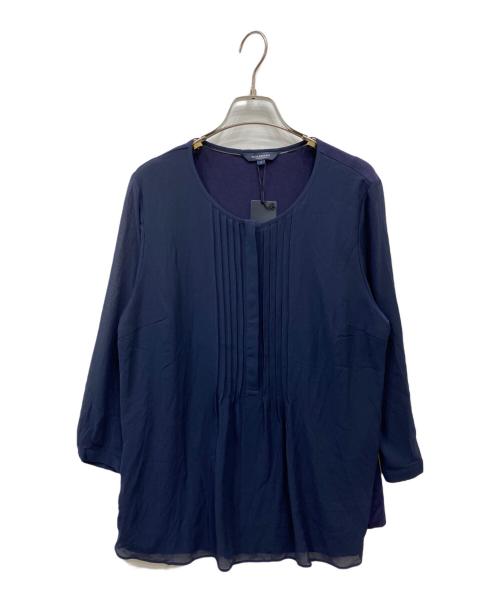 BURBERRY LONDON（バーバリーロンドン）BURBERRY LONDON (バーバリーロンドン) 長袖ブラウス ネイビー サイズ:5 未使用品の古着・服飾アイテム
