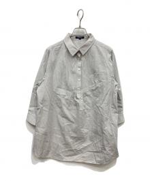 BURBERRY LONDON（バーバリーロンドン）の古着「長袖シャツ」｜グレー