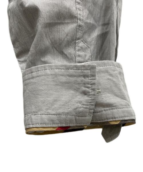 BURBERRY LONDON（バーバリーロンドン）BURBERRY LONDON (バーバリーロンドン) 長袖シャツ グレー サイズ:46の古着・服飾アイテム