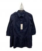 BURBERRY LONDONバーバリーロンドン）の古着「シャツワンピース」｜ネイビー
