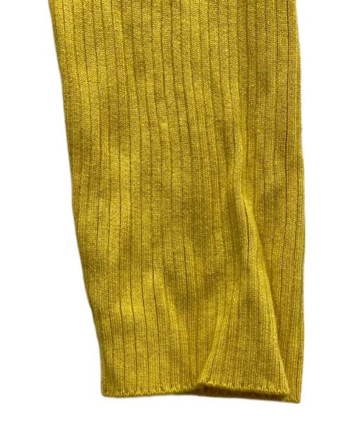 BURBERRY LONDON（バーバリーロンドン）BURBERRY LONDON (バーバリーロンドン) カシミヤ混ニット イエロー サイズ:4の古着・服飾アイテム