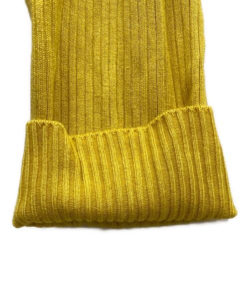 BURBERRY LONDON（バーバリーロンドン）BURBERRY LONDON (バーバリーロンドン) カシミヤ混ニット イエロー サイズ:4の古着・服飾アイテム