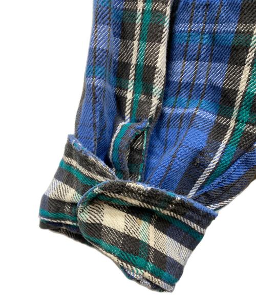 big mac（ビッグマック）BIG MAC (ビッグマック) 80sチェックネルシャツ ブルー サイズ:XLの古着・服飾アイテム