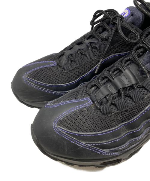 NIKE（ナイキ）NIKE (ナイキ) AIR MAX 95 OG ブラック×パープル サイズ:27.5cmの古着・服飾アイテム