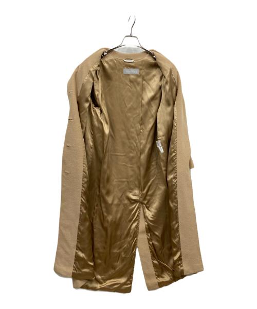 MaxMara（マックスマーラ）MaxMara (マックスマーラ) ウールロングコート ベージュ サイズ:36の古着・服飾アイテム