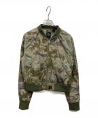 HARLEY-DAVIDSONハーレーダビッドソン）の古着「カモ柄ジャケット」｜グリーン