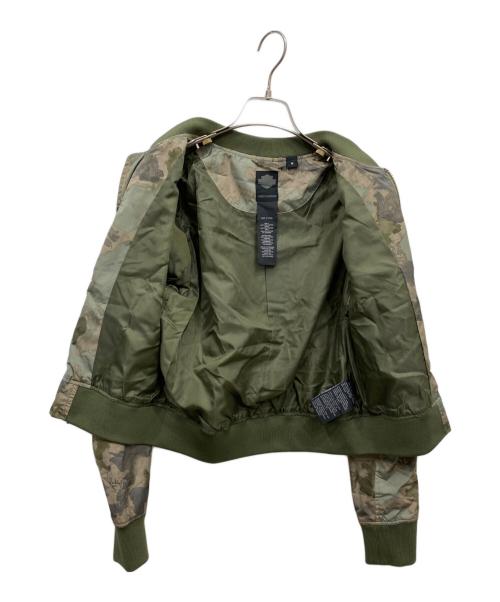 HARLEY-DAVIDSON（ハーレーダビッドソン）HARLEY-DAVIDSON (ハーレーダビッドソン) カモ柄ジャケット グリーン サイズ:Mの古着・服飾アイテム