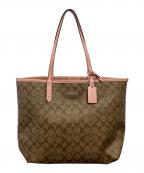 COACHコーチ）の古着「リバーシブルトートバッグ」｜ピンク