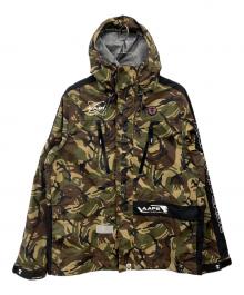 Aape BY A BATHING APE（エーエイプ バイ アベイシングエイプ）の古着「カモ柄ジャケット」｜グリーン