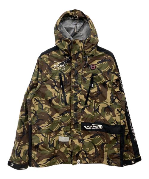 Aape BY A BATHING APE（エーエイプ バイ アベイシングエイプ）Aape BY A BATHING APE (エーエイプ バイ アベイシングエイプ) カモ柄ジャケット グリーン サイズ:Lの古着・服飾アイテム