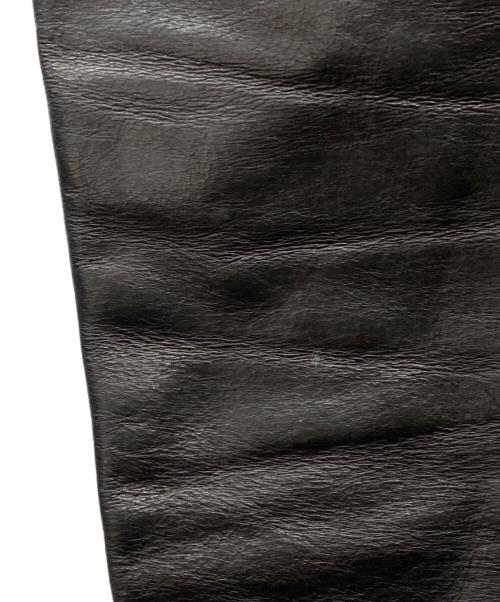 HORN WORKS（ホーンワークス）HORN WORKS (ホーンワークス) レザーパンツ ブラック サイズ:W32の古着・服飾アイテム