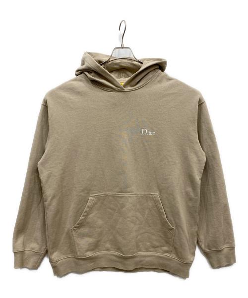 Dime（ダイム）Dime (ダイム) Classic Small Logo Hoodie ベージュ サイズ:XLの古着・服飾アイテム