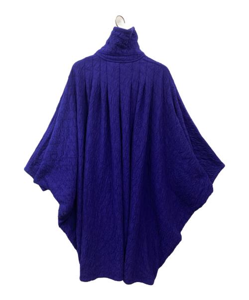 ISSEY MIYAKE（イッセイミヤケ）ISSEY MIYAKE (イッセイミヤケ) シワ加工ガウンコート パープル サイズ:9の古着・服飾アイテム