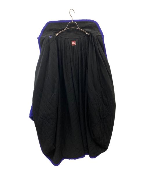 ISSEY MIYAKE（イッセイミヤケ）ISSEY MIYAKE (イッセイミヤケ) シワ加工ガウンコート パープル サイズ:9の古着・服飾アイテム