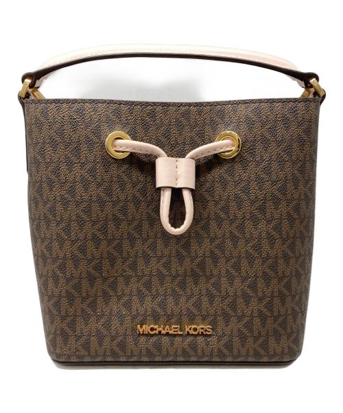 MICHAEL KORS（マイケル・コース）MICHAEL KORS (マイケル・コース) 2WAYバッグ ピンクの古着・服飾アイテム