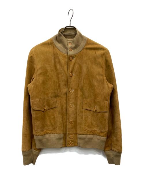 CARRANO（カラーノ）CARRANO (カラーノ) スウェードジャケット ブラウン サイズ:52の古着・服飾アイテム