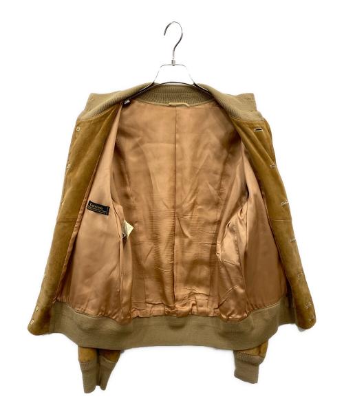 CARRANO（カラーノ）CARRANO (カラーノ) スウェードジャケット ブラウン サイズ:52の古着・服飾アイテム