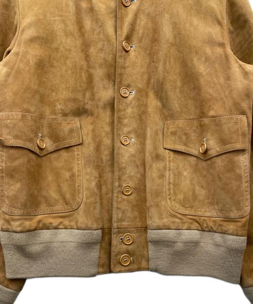 CARRANO（カラーノ）CARRANO (カラーノ) スウェードジャケット ブラウン サイズ:52の古着・服飾アイテム