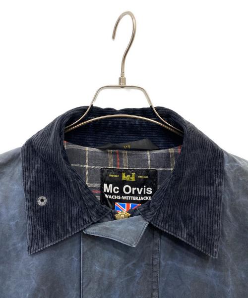 Mc Orvis（マックオルビス）Mc Orvis (マックオルビス) オイルドジャケット ブルー サイズ:XLの古着・服飾アイテム