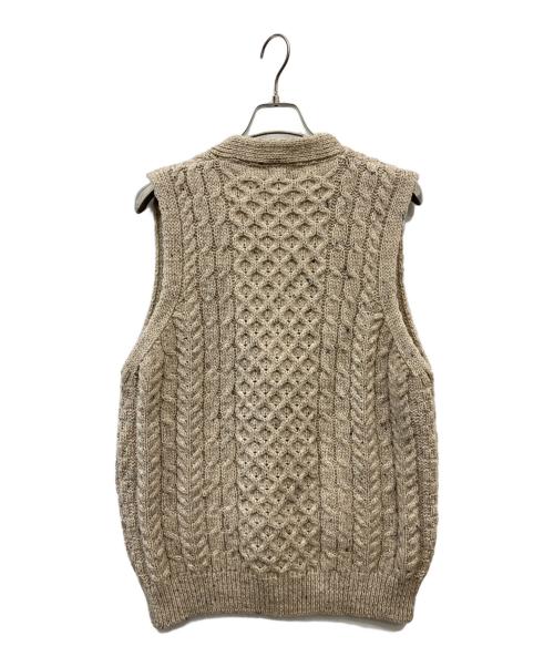 Carraig Donn（キャレイグ ドン）Carraig Donn (キャレイグ ドン) ニットベスト ベージュ サイズ:Mの古着・服飾アイテム