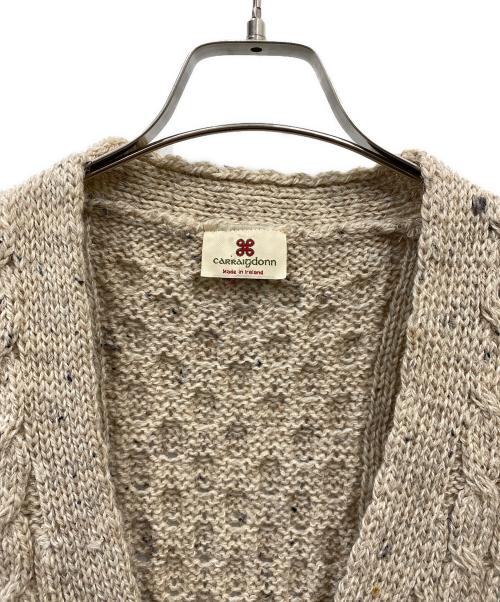 Carraig Donn（キャレイグ ドン）Carraig Donn (キャレイグ ドン) ニットベスト ベージュ サイズ:Mの古着・服飾アイテム