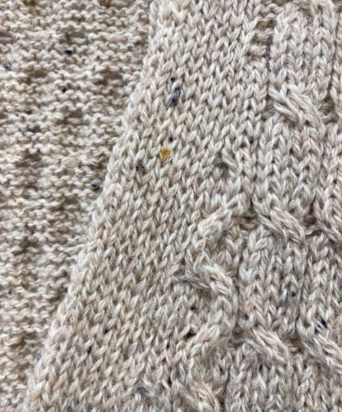 Carraig Donn（キャレイグ ドン）Carraig Donn (キャレイグ ドン) ニットベスト ベージュ サイズ:Mの古着・服飾アイテム