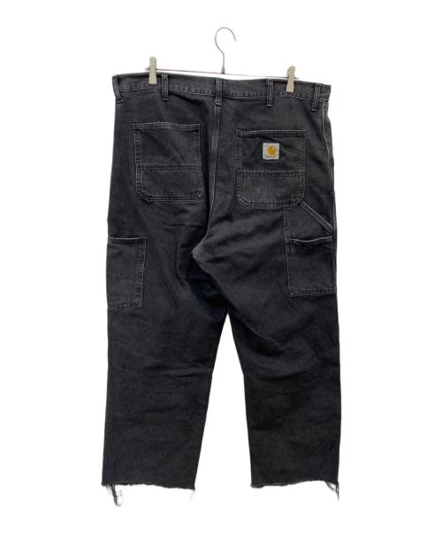 Carhartt WIP（カーハート ワークインプログレス）Carhartt WIP (カーハート ワークインプログレス) ダブルニーデニムパンツ ブラック サイズ:W36×L32の古着・服飾アイテム