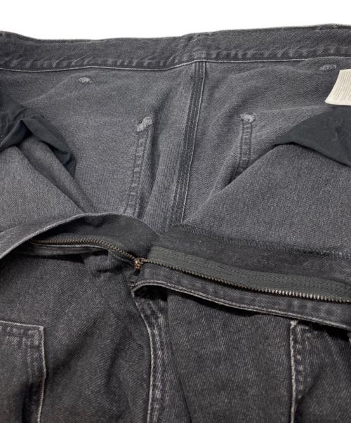 Carhartt WIP（カーハート ワークインプログレス）Carhartt WIP (カーハート ワークインプログレス) ダブルニーデニムパンツ ブラック サイズ:W36×L32の古着・服飾アイテム