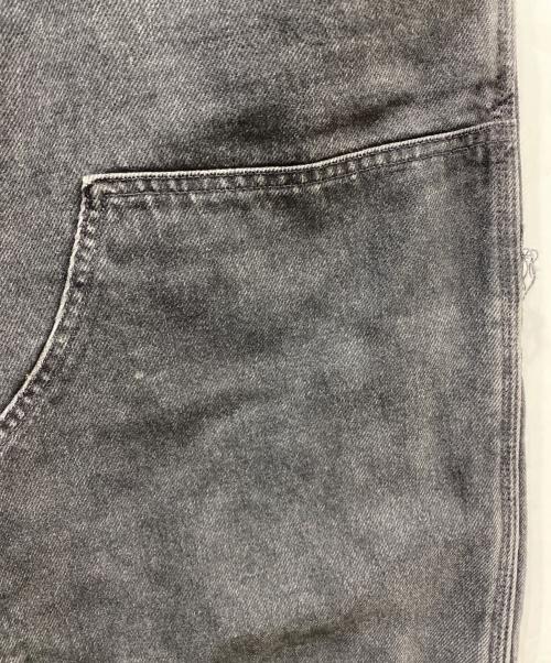 Carhartt WIP（カーハート ワークインプログレス）Carhartt WIP (カーハート ワークインプログレス) ダブルニーデニムパンツ ブラック サイズ:W36×L32の古着・服飾アイテム