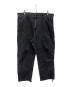 Carhartt WIP（カーハート ワークインプログレス）の古着「ダブルニーデニムパンツ」｜ブラック