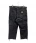 Carhartt WIP (カーハート ワークインプログレス) ダブルニーデニムパンツ ブラック サイズ:W36×L32：15000円