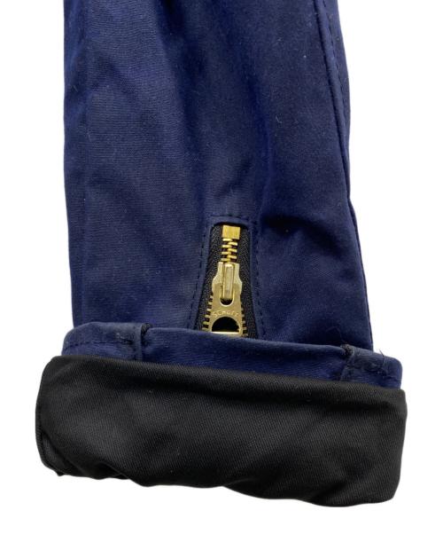 Schott（ショット）Schott (ショット) LEATHER TRIM WAX CTN RIDERS ブルー サイズ:Mの古着・服飾アイテム