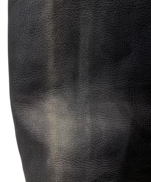 Schott（ショット）Schott (ショット) ベルテッドレザージャケット ブラック サイズ:Mの古着・服飾アイテム