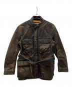 Denim & Supply Ralph Laurenデニム＆サプライ ラルフローレン）の古着「コーティングコットン ファティーグジャケット」｜ブラウン