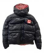 X-LARGEエクストララージ）の古着「裏総柄ダウンジャケット」｜ブラック