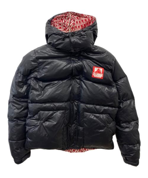 X-LARGE（エクストララージ）X-LARGE (エクストララージ) 裏総柄ダウンジャケット ブラック サイズ:Lの古着・服飾アイテム