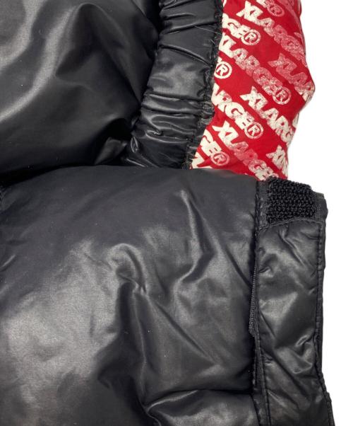X-LARGE（エクストララージ）X-LARGE (エクストララージ) 裏総柄ダウンジャケット ブラック サイズ:Lの古着・服飾アイテム