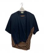 Vivienne Westwood manヴィヴィアン ウェストウッド マン）の古着「スイッチS/Sカットソー」｜ネイビー×オレンジ