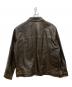 GAP (ギャップ) オールドレザージャケット ブラウン サイズ:XXL：15000円