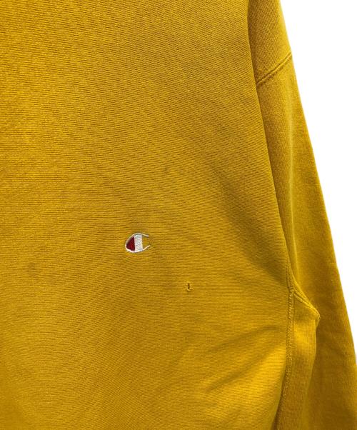 Champion REVERSE WEAVE（チャンピオン リバース ウィーブ）Champion REVERSE WEAVE (チャンピオン リバース ウィーブ) 90’sクルーネックスウェット イエロー サイズ:XLの古着・服飾アイテム