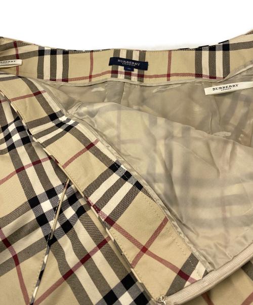BURBERRY LONDON（バーバリーロンドン）BURBERRY LONDON (バーバリーロンドン) ノバチェックスカート ベージュ サイズ:Lの古着・服飾アイテム
