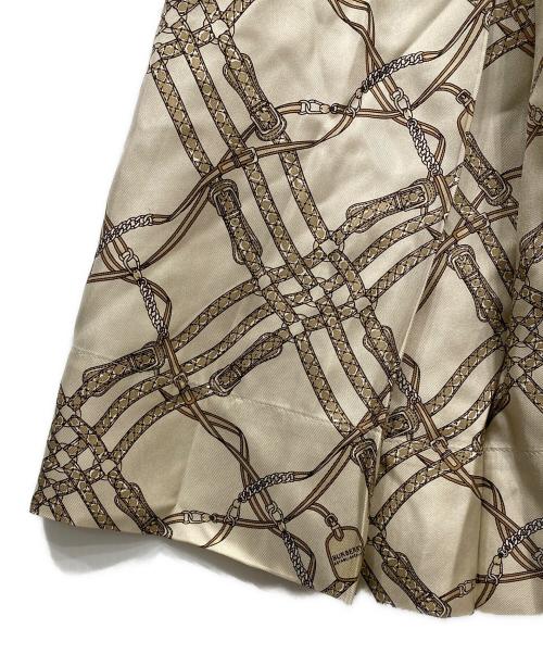 BURBERRY LONDON（バーバリーロンドン）BURBERRY LONDON (バーバリーロンドン) シルクスカート ベージュ サイズ:44の古着・服飾アイテム