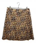 BURBERRY LONDONバーバリーロンドン）の古着「総柄スカート」｜ベージュ