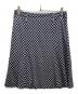BURBERRY LONDON（バーバリーロンドン）の古着「シルクスカート」｜ホワイト×ネイビー