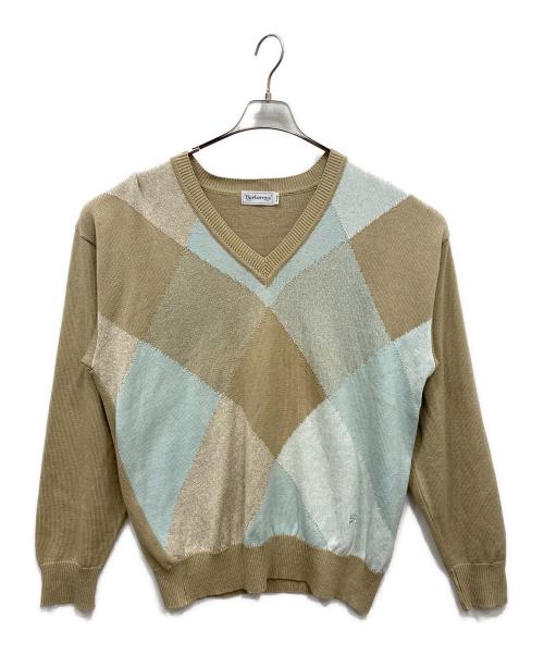 BURBERRY LONDON（バーバリーロンドン）BURBERRY LONDON (バーバリーロンドン) ニット ベージュ サイズ:Lの古着・服飾アイテム